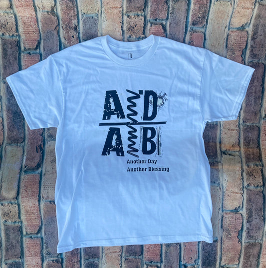 ADAB - “Another Day, Another Blessing” Tee (Black)